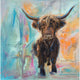 "Strength, Endurance, Resilience"-Original Oil Painting of a Highland Cow